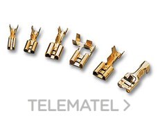 CEMBRE - CONECTOR FASTON H LATÓN 1-2,5mm² 6,3x0,8mm CON RETEN