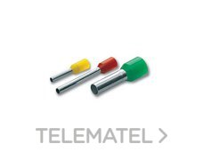 CEMBRE - PUNTERA HUECA PKD PREAISLADO 6mm² LARGO 12mm AMARILLO (BOLSA 100u)