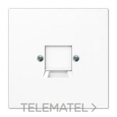 JUNG - PLACA CTRAL.P/1 T.TIPO KEYSTONE BL ALP.LS TPLAST.(A PBA.GOLPES)EXTRABRILLANTE