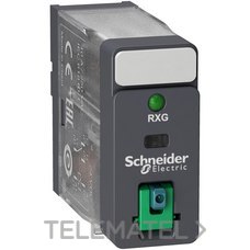 SCHNEIDER ELECTRIC - RELÉ 1 C/O 10A + BOTÓN TEST + LED 24V DC