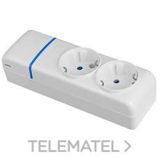 SOLERA - BASE MÚLTIPLE DE 2 TOMAS 2P+T 16A 250V