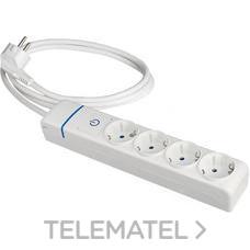 SOLERA - PROLONGADOR 4 T.2P+T 16A 250V INT.LUMIN.1.5 M CBL.H05VV-F 3G1,5mm²