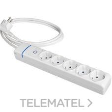 SOLERA - PROLONGADOR 5 T.2P+T 16A 250V INT.LUMIN.1.5 M CBL.H05VV-F 3G1,5mm²