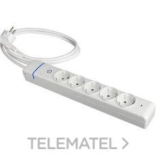 SOLERA - PROLONGADOR 5 T.2P+T 16A 250V INT.LUMIN.1.5 M CBL.H05VV-F 3G1,5mm² PTR.SBT.