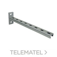 CELO - SOPORTE PERFIL STRUT 41x21x300mm ACERO CINCADO