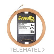 ANGUILA - PASACABLES ANGUILA MAX PURE 4mm NYLON SALMÓN 22m