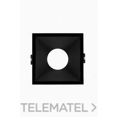 LYOPRO - ARO CORAL CUADRADO EMPOTRABLE PARA GU-10 NEGRO