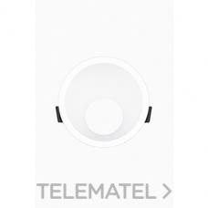 LYOPRO - ARO CORAL REDONDO ASIMÉTRICO EMPOTRABLE PARA GU-10 BLANCO