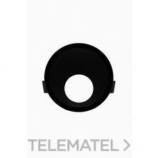 LYOPRO - ARO CORAL REDONDO ASIMÉTRICO EMPOTRABLE PARA GU-10 NEGRO