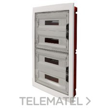 MAXGE - CAJA DE DISTRIBUCIÓN KAPPA SUPERFICIE 8 MÓDULOS PUERTA BLANCA IP40 184x219x88mm