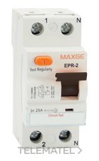 MAXGE - DIFERENCIAL ALPHA+ INDUSTRIAL 2P 40A 300mA CLASE A SUPERINMUNIZADO 10kA