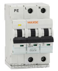 MAXGE - PROTECTOR COMBINADO ALPHA+ SOBRETENSIONES P+T 2P 40A CLASE C 15kA EN50550