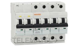 MAXGE - PROTECTOR COMBINADO ALPHA+ SOBRETENSIONES P+T 4P 32A CLASE C 15kA EN50550