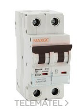 MAXGE - INTERRUPTOR MAGNETOTÉRMICO ALPHA+ INDUSTRIAL 2P 16A CURVA D 10kA